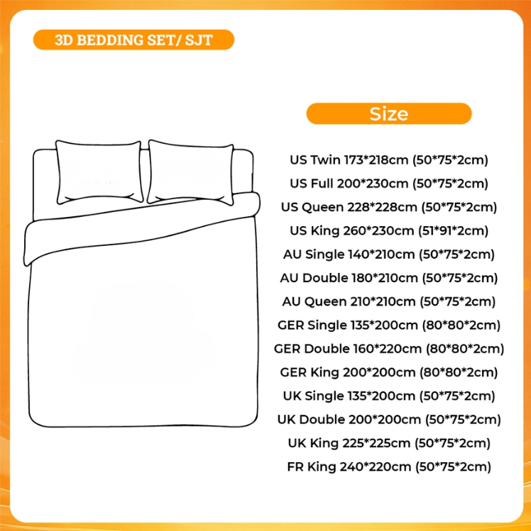 3D BEDDING SET - Wings Of Fire Store