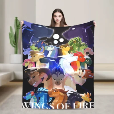 Super Warm Children Travel Wings of Fire Blanket