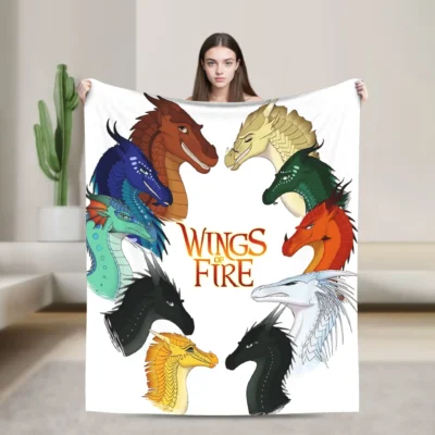 Flannel Travel Wings of Fire Blanket