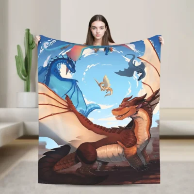 Comfortable Travel Wings of Fire Blanket