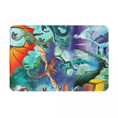 Wings Of Fire High-Quality Bath Mat