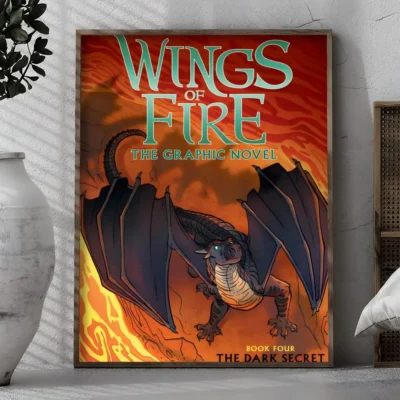 Novel W-Wings Of Fire Epic Painting Calligraphy Canvas Wall Art