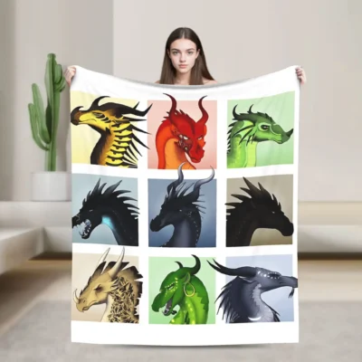 Funny Travel Wings of Fire Blanket