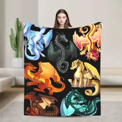 Lightweight Travel Wings of Fire Blanket