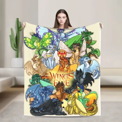 Soft Travel Wings of Fire Blanket