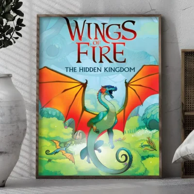 Wings Of Fire Artistic Painting Calligraphy Canvas Wall Art