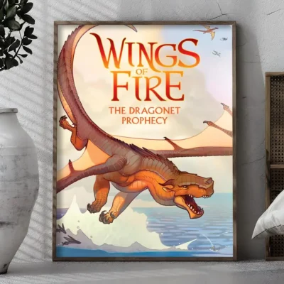 Wings Of Fire Aesthetic Painting Calligraphy Canvas Wall Art