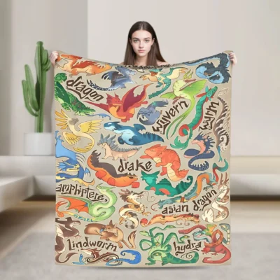 Soft Touch Travel Wings of Fire Blanket