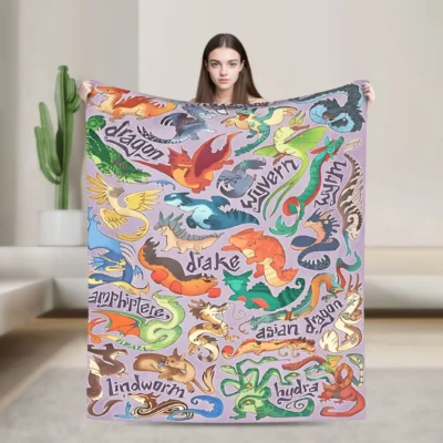 Lovely Travel Wings of Fire Blanket