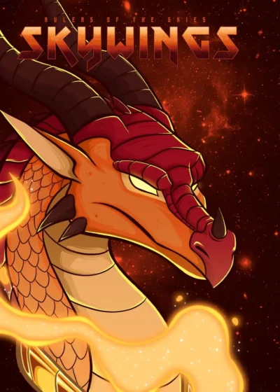 Wings of Fire Dragons Cartoon Magic Poster