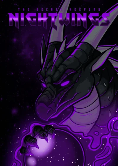 Wings of Fire Dragons Cartoon Vibrant Poster