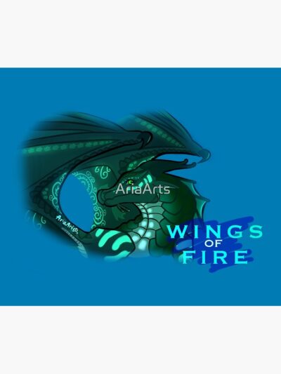 Alternative view of Wings Of Fire Fathom Darkstalker Legends Tapestry