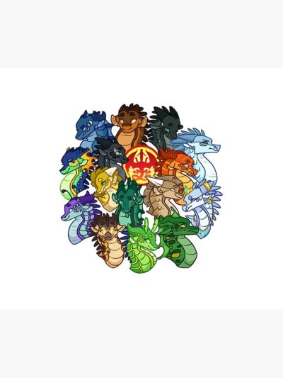 Alternative view of Wings Of Fire Royal Dragon Tapestry