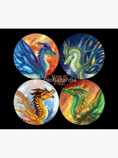 Alternative view of Wings Of Fire Heroes Of The Lost Continent Tapestry