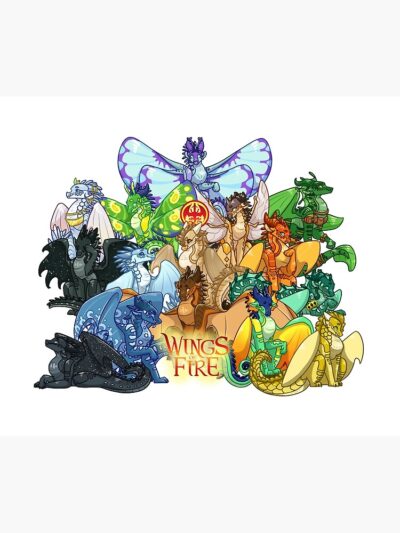 Alternative view of Wings Of Fire Gothic Fantasy Tapestry
