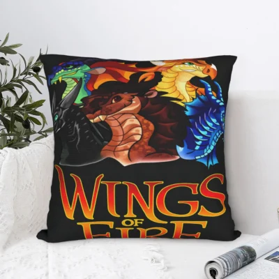 Wing of fire all dragon Pillow Cover Retro Trendy Pillow