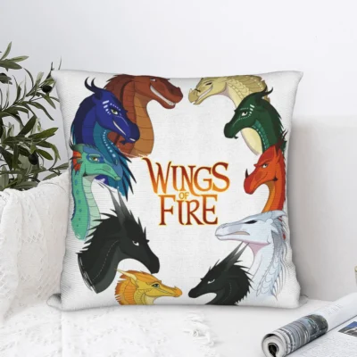 Pillow Cover Wing of fire all dragon Design Cushion Cover Funny Pillow