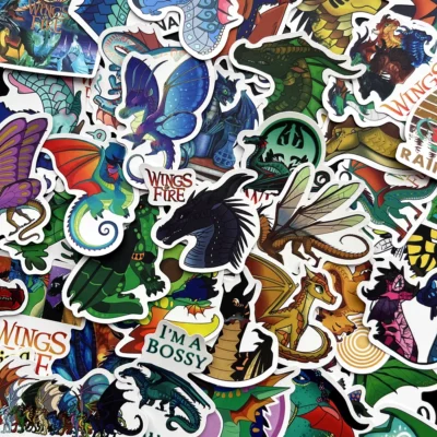 10/50PCS Wings of Fire Dragon Animal Cartoon Sticker