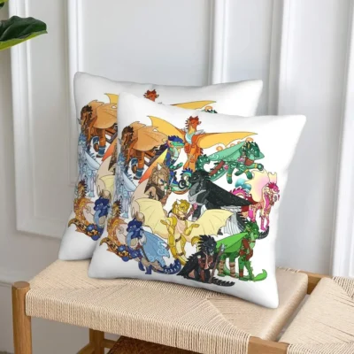 Wing Of Fire All Dragon 2 pcs Square Pillowcase Pillow