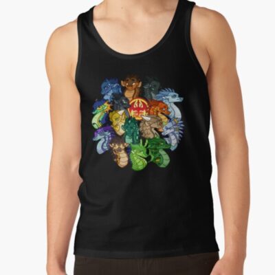 Alternative view of Wings Of Fire Modern Tank Top