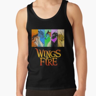 Four Wings Of Fire Dragons Beautiful Art Tank Top