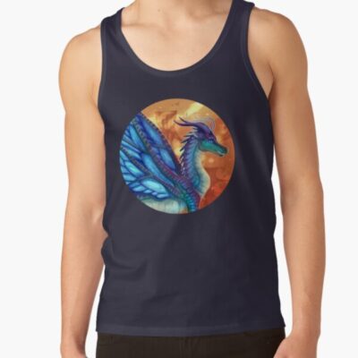 Alternative view of Wings Of Fire Blue Tank Top