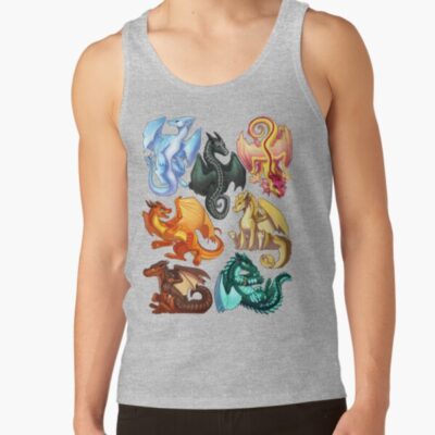Wings Of Fire Jade Winglet Dragonets Moonwatcher Winter Qibli Peril Turtle Umber Kinkajou Tank Top
