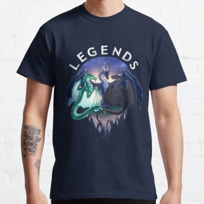 Wings Of Fire Legends Fathom Darkstalker Clearsight T-Shirt