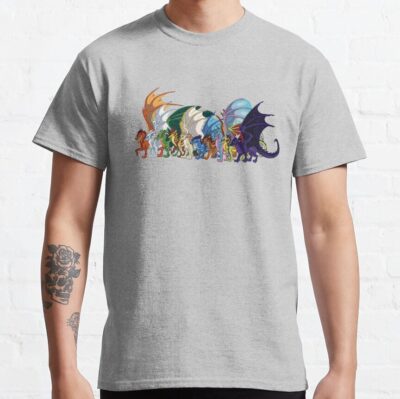 Alternative view of Adult Wings Of Fire Dragon Tribes T-Shirt