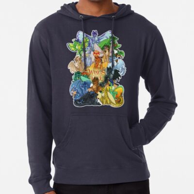 Alternative view of Top Wings Of Fire Hoodie