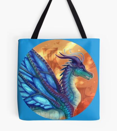 Wings Of Fire Blue Tote Bag