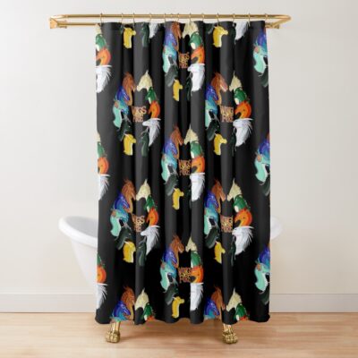 Wings Of Fire Modern Shower Curtain