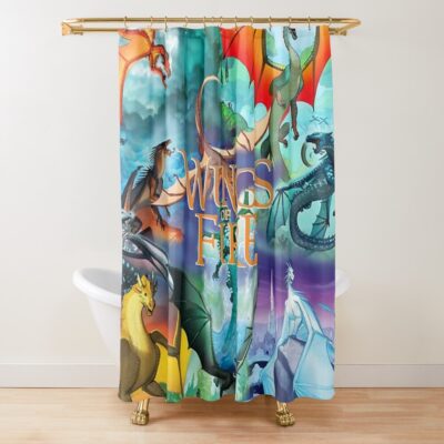 Wof All Dragon Shower Curtain