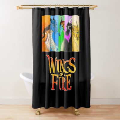 Wings Of Fire Artistic Shower Curtain