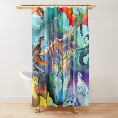 Wings Of Fire All Character Shower Curtain