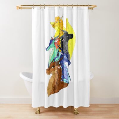 Glory Fantasy Rainwing Dragonets Of Destiny Funny Shower Curtain