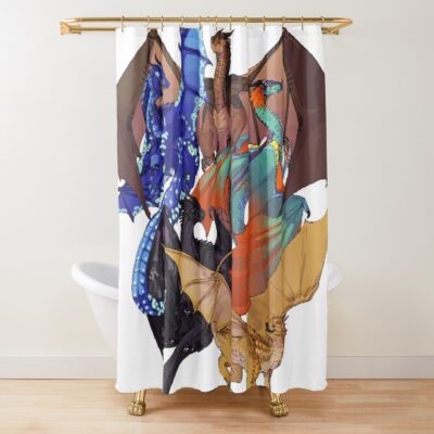 Wings Of Fire Epic Shower Curtain