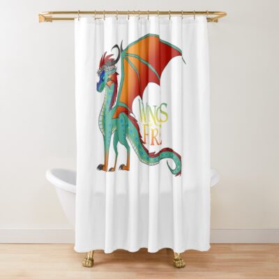 Glory Fantasy Rainwing Wings Of Fire Dragon Gifts For Fan Shower Curtain