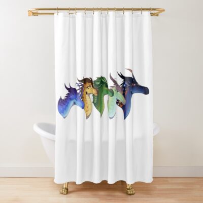 Wings Of Fire Lost Continent Shower Curtain
