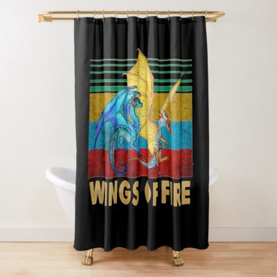 Wings Of Fire Cool Shower Curtain