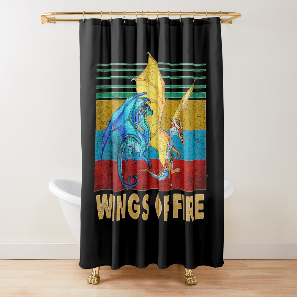 Wings Of Fire Cool Shower Curtain