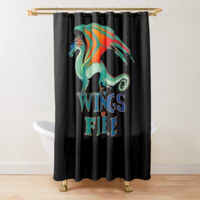 Wings Of Fire Dragon Fire Shower Curtain