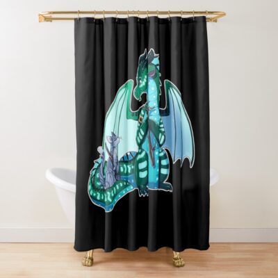 Wings Of Fire Epic Fantasy Shower Curtain