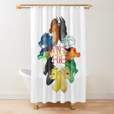 Wings Of Fire High Quality Shower Curtain