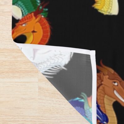 Alternative view of Wings Of Fire Modern Shower Curtain