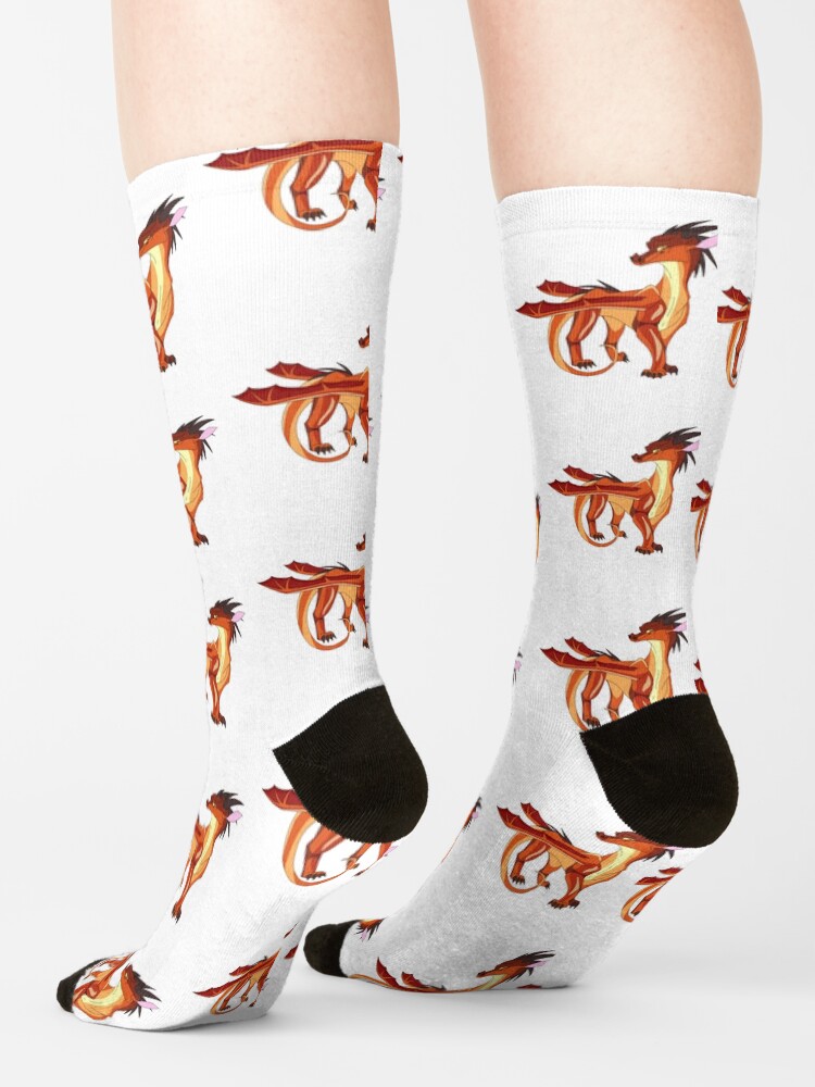 Queen Scarlet Wings Of Fire Socks - Image 2
