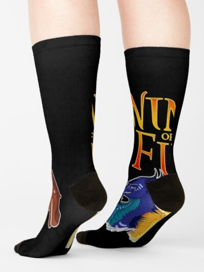 Alternative view of Beautiful Art Characters Nightwing Wings Of Fire Dragon Socks