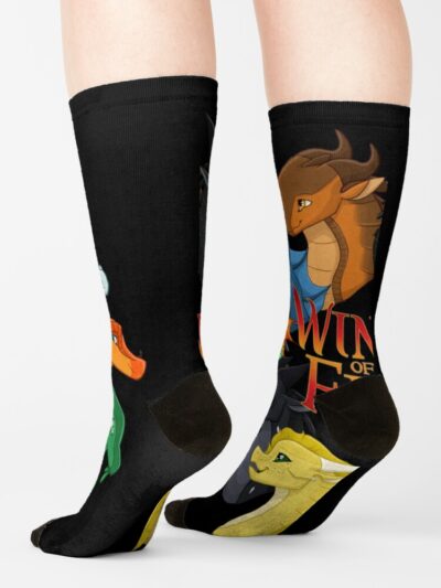 Alternative view of Characters Chibi Wings Of Dragon Fire Classic Socks
