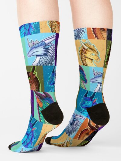 Alternative view of Dragons Of Pyrriah Socks