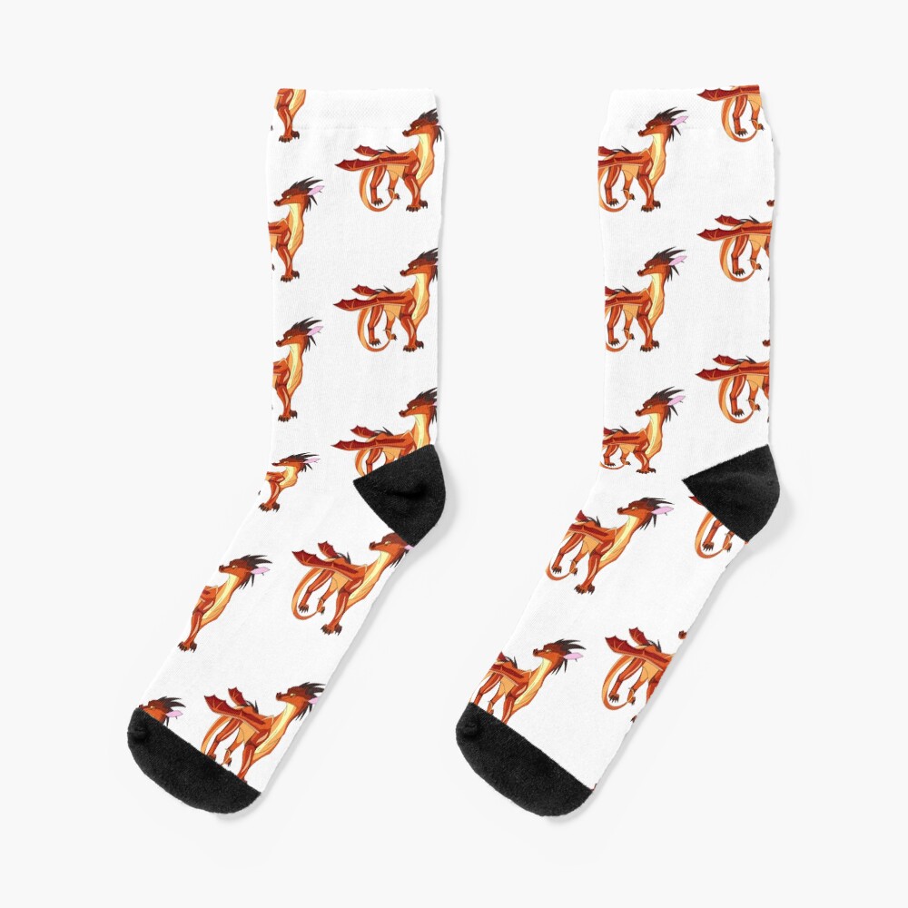Queen Scarlet Wings Of Fire Socks